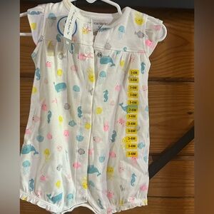 3-6 M outfit under the sea